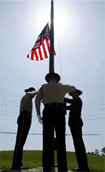 Saluting the Flag